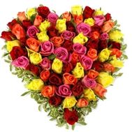 Цветы в форме сердца №530