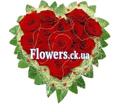 Цветы в форме сердца №502