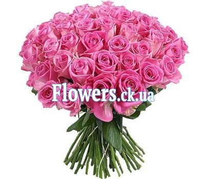Букет розовых роз №107