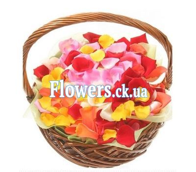 Корзина лепестков роз в Черкассах №112