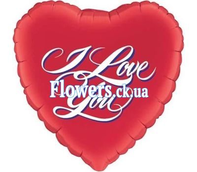 Фольгированный воздушный шарик в форме сердца