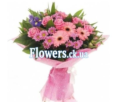 Букет из роз и гербер