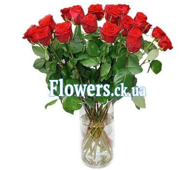 21 красная роза