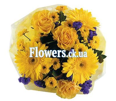 Букет из желтых цветов