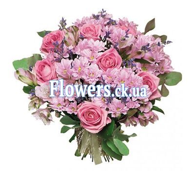 Букет в сиреневых тонах