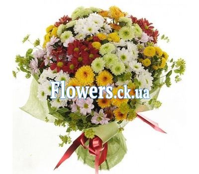 Букет з 15 хризантем