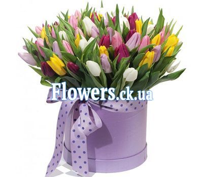 Весенний букет в коробке